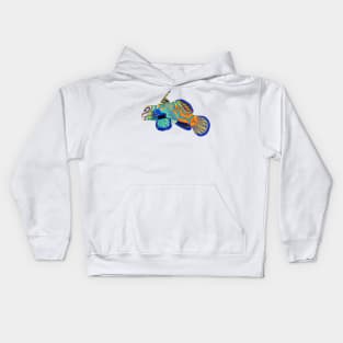 Mandarin Dragonet Ladyfish Kids Hoodie